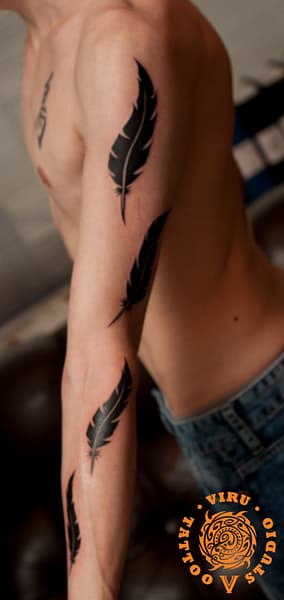 feather tattoo