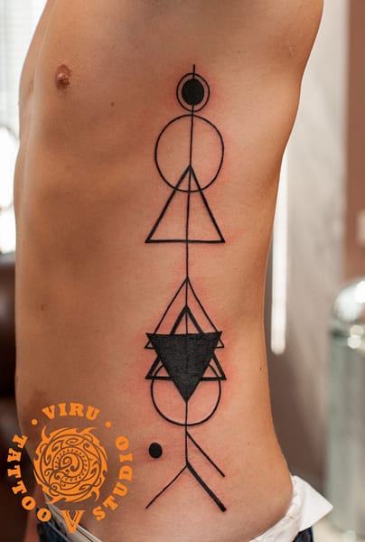 geometric tattoo
