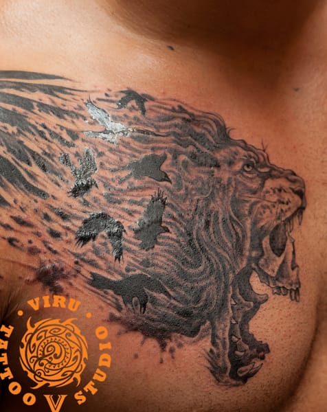 lion tattoo