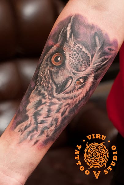 owl tattoo 1